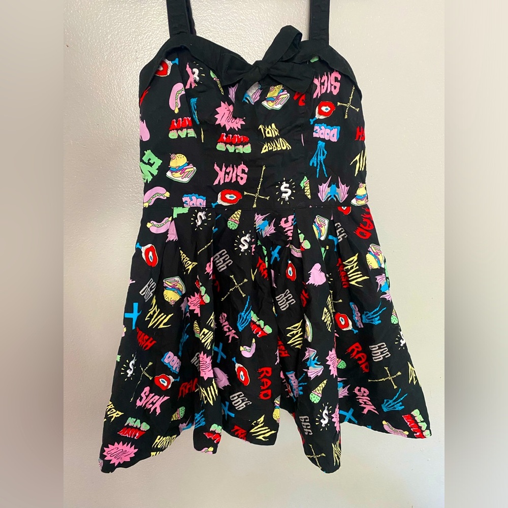 Hellbunny Horrror Gal Mini Dress